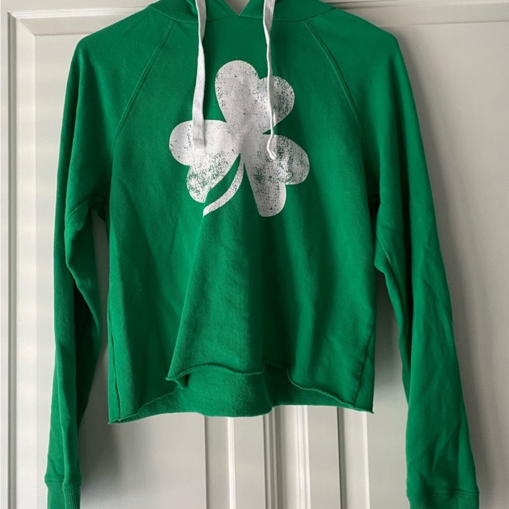 Celebrate St. Pattys Day with this cute lightweight hoodie. READY to ship!